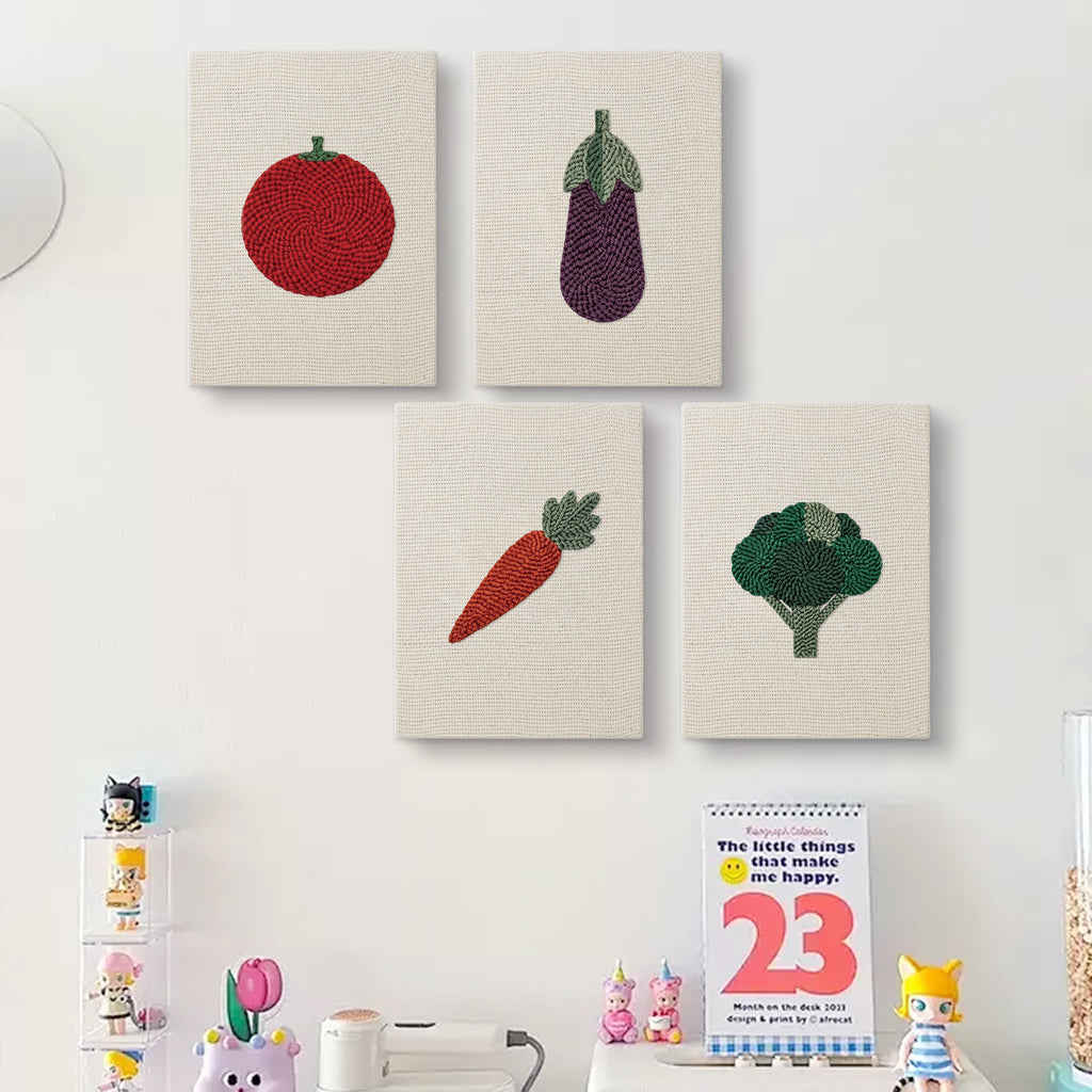 Fruits & Vegetables 38 | Mini Punch Needle Kit