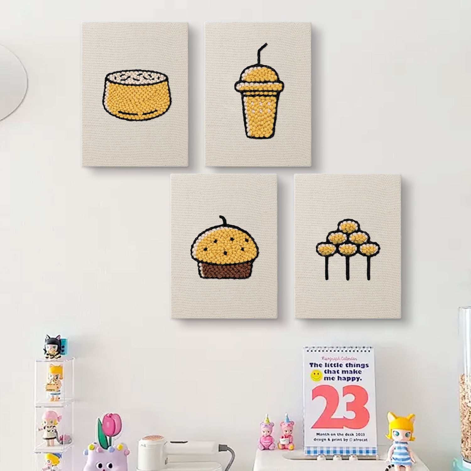 Snacks & Desserts 5 | Mini Punch Needle Kit
