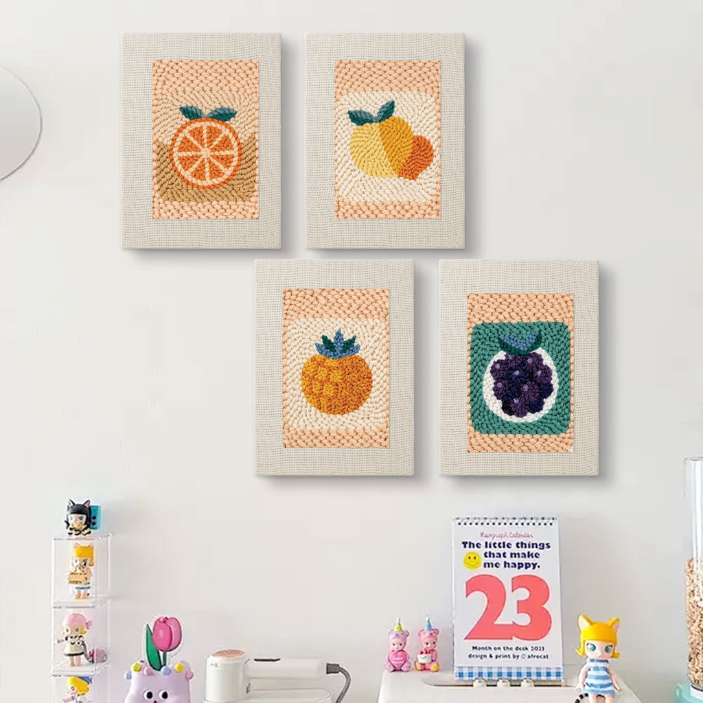 Fruits & Vegetables 35 | Mini Punch Needle Kit