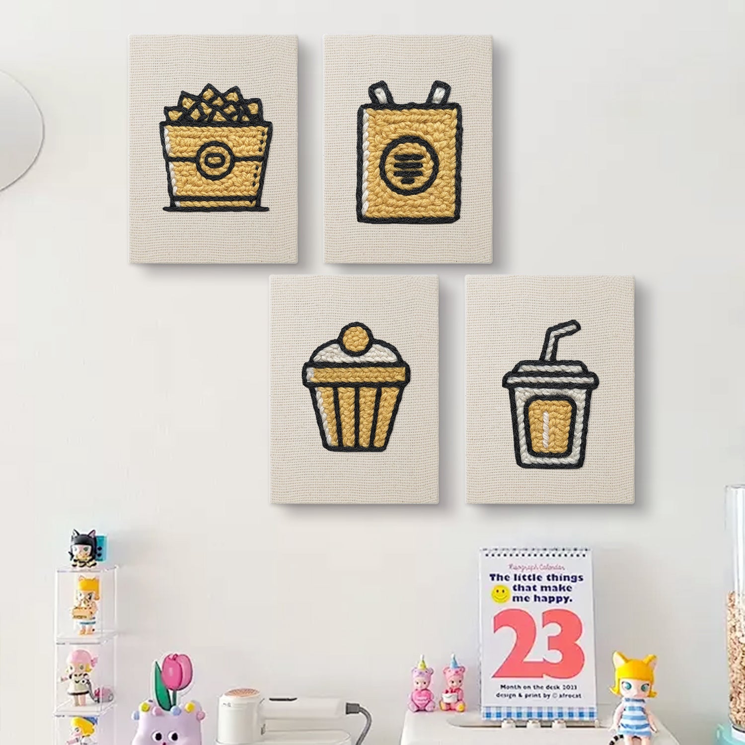 Fast Food 6 | Mini Punch Needle Kit