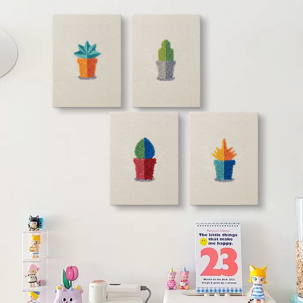 Cactus & Succulents 5 | Mini Punch Needle Kit
