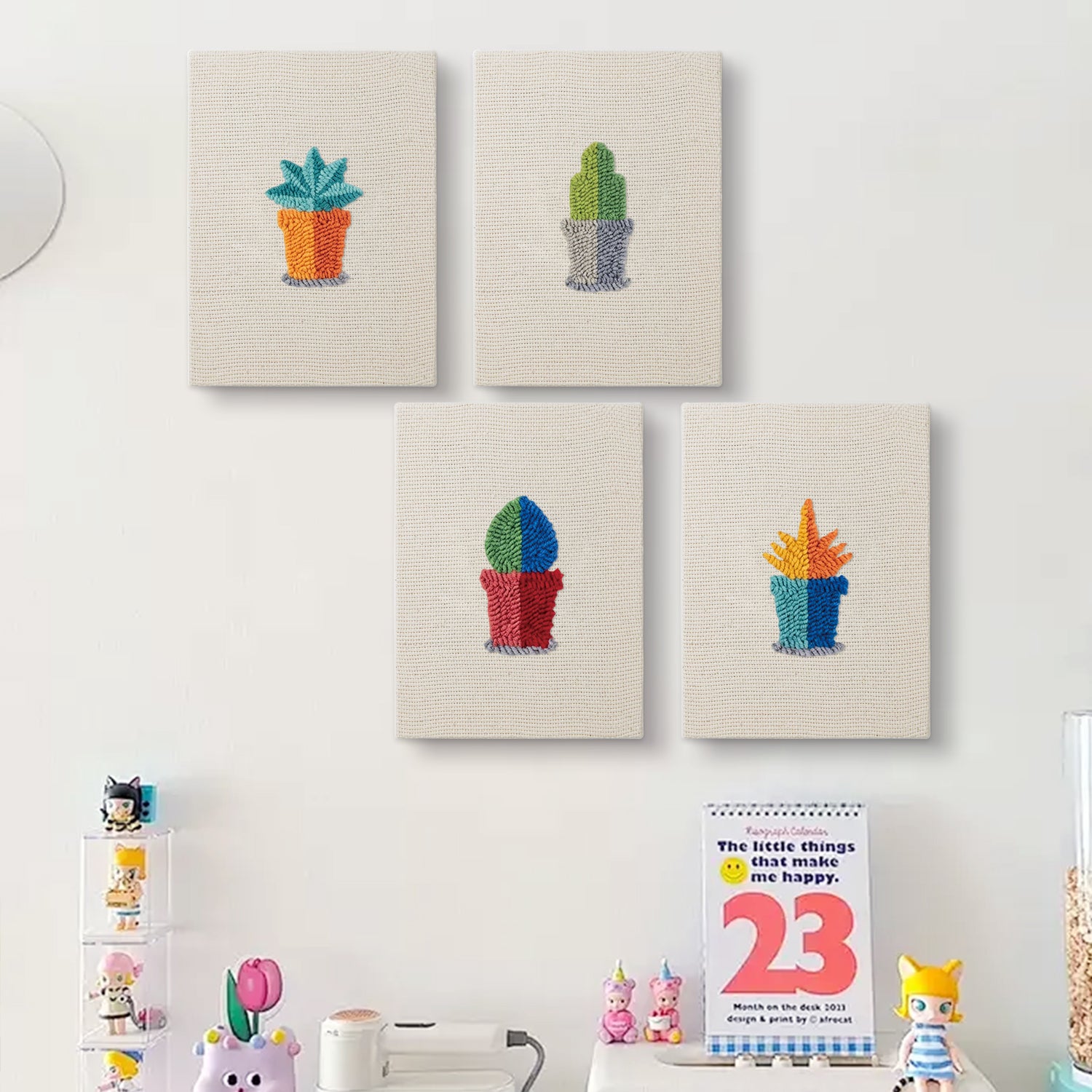 Cactus & Succulents 5 | Mini Punch Needle Kit