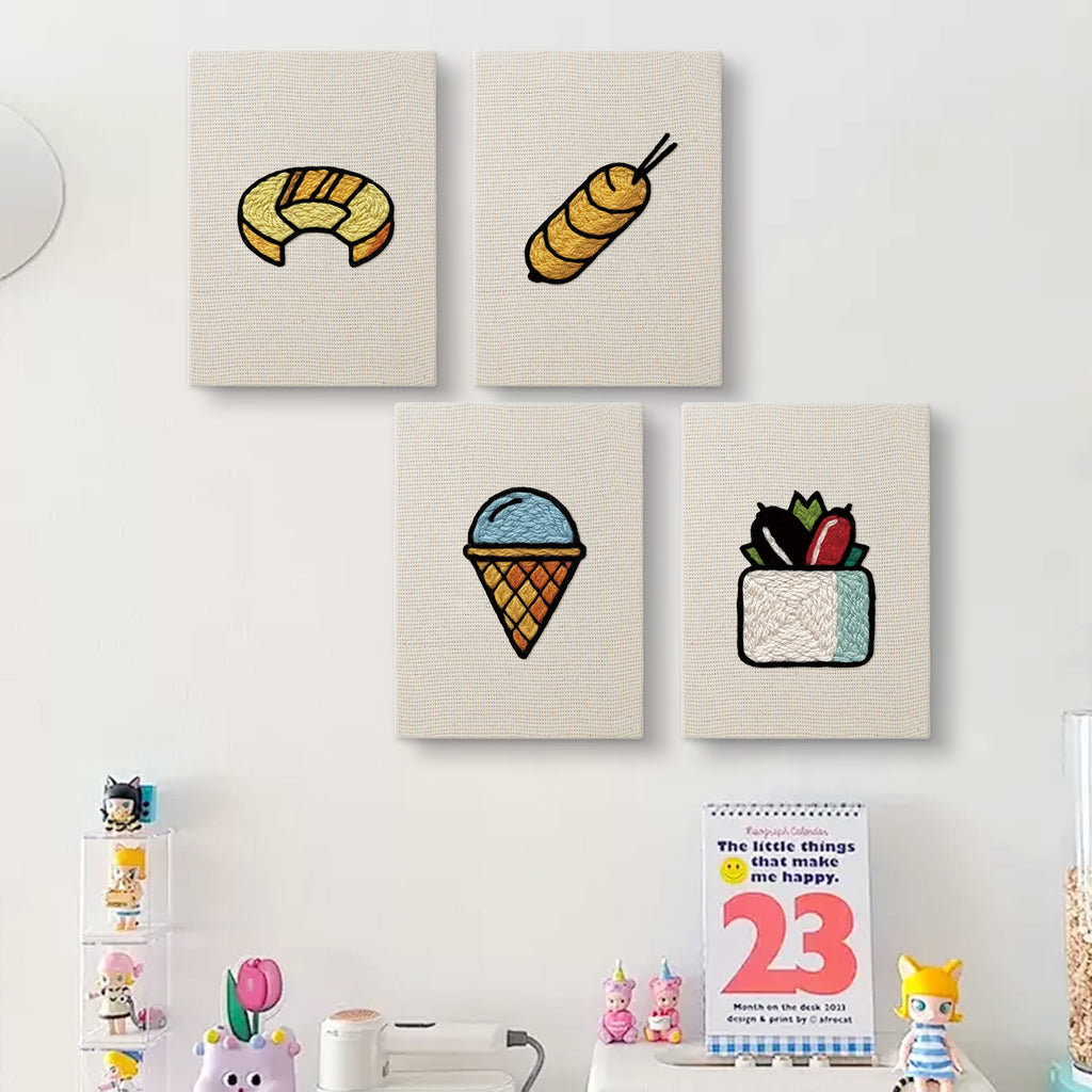 Snacks & Desserts 7 | Mini Punch Needle Kit