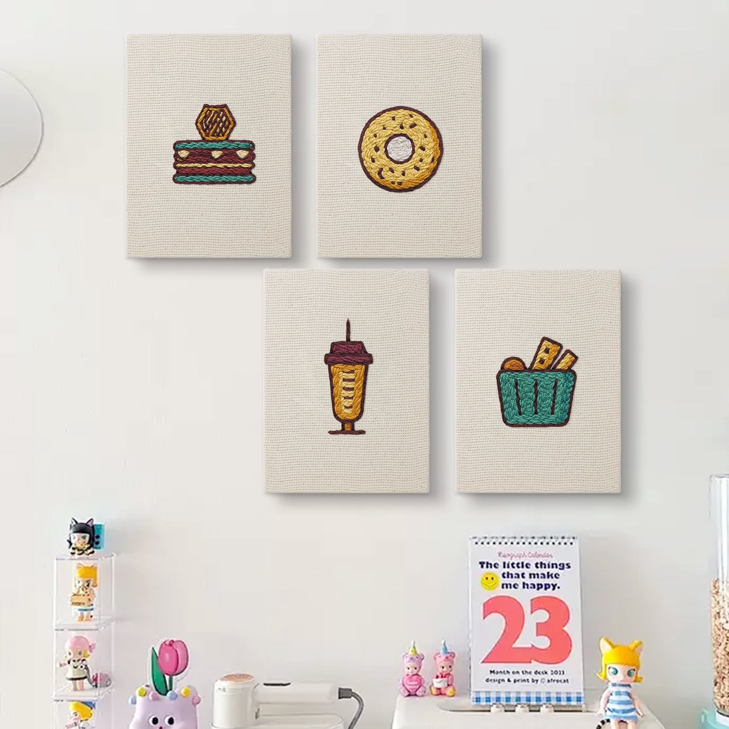 Snacks & Desserts 10 | Mini Punch Needle Kit