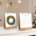 2026 Paint by Numbers desk Calendar | Christmas Edition
