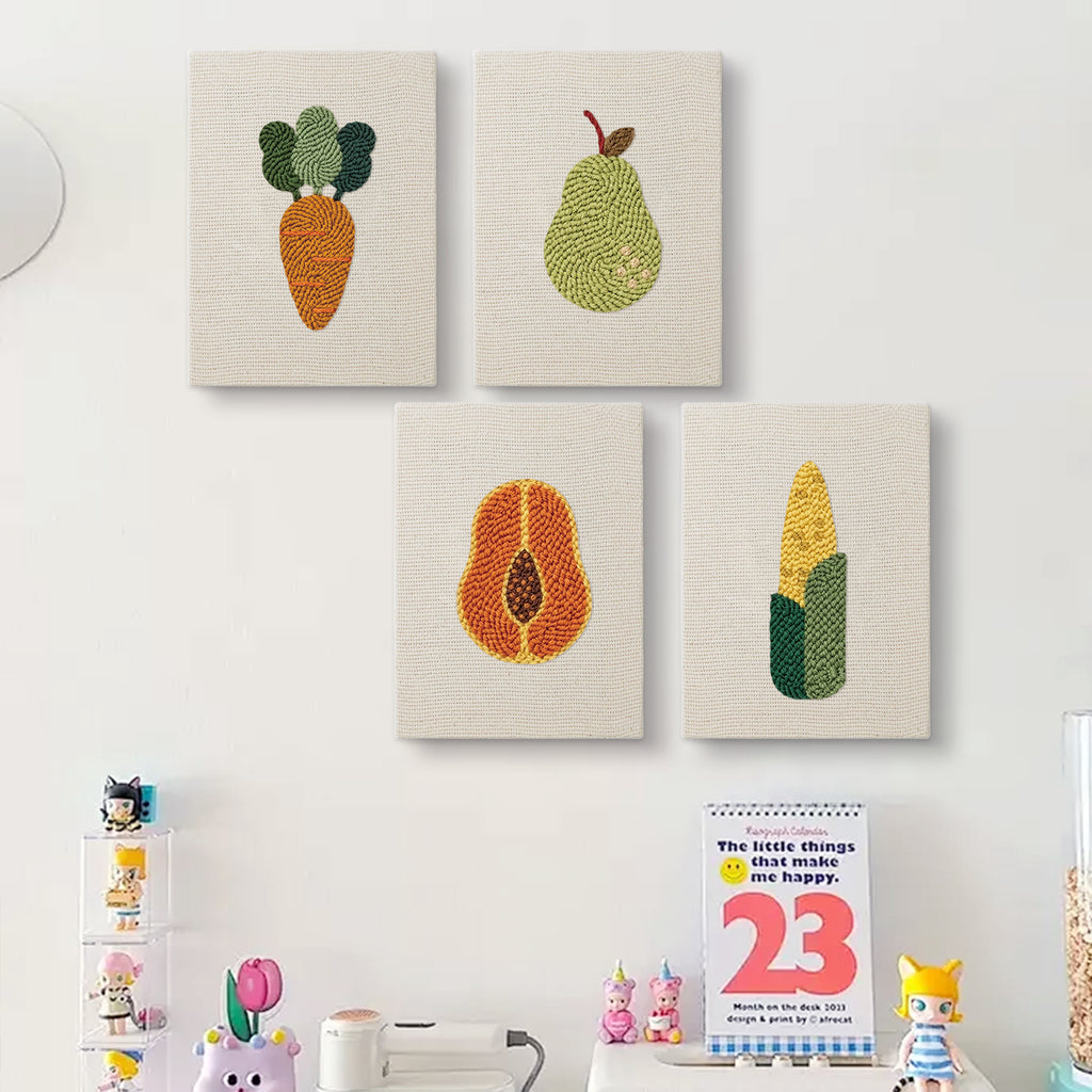Fruits & Vegetables 31 | Mini Punch Needle Kit