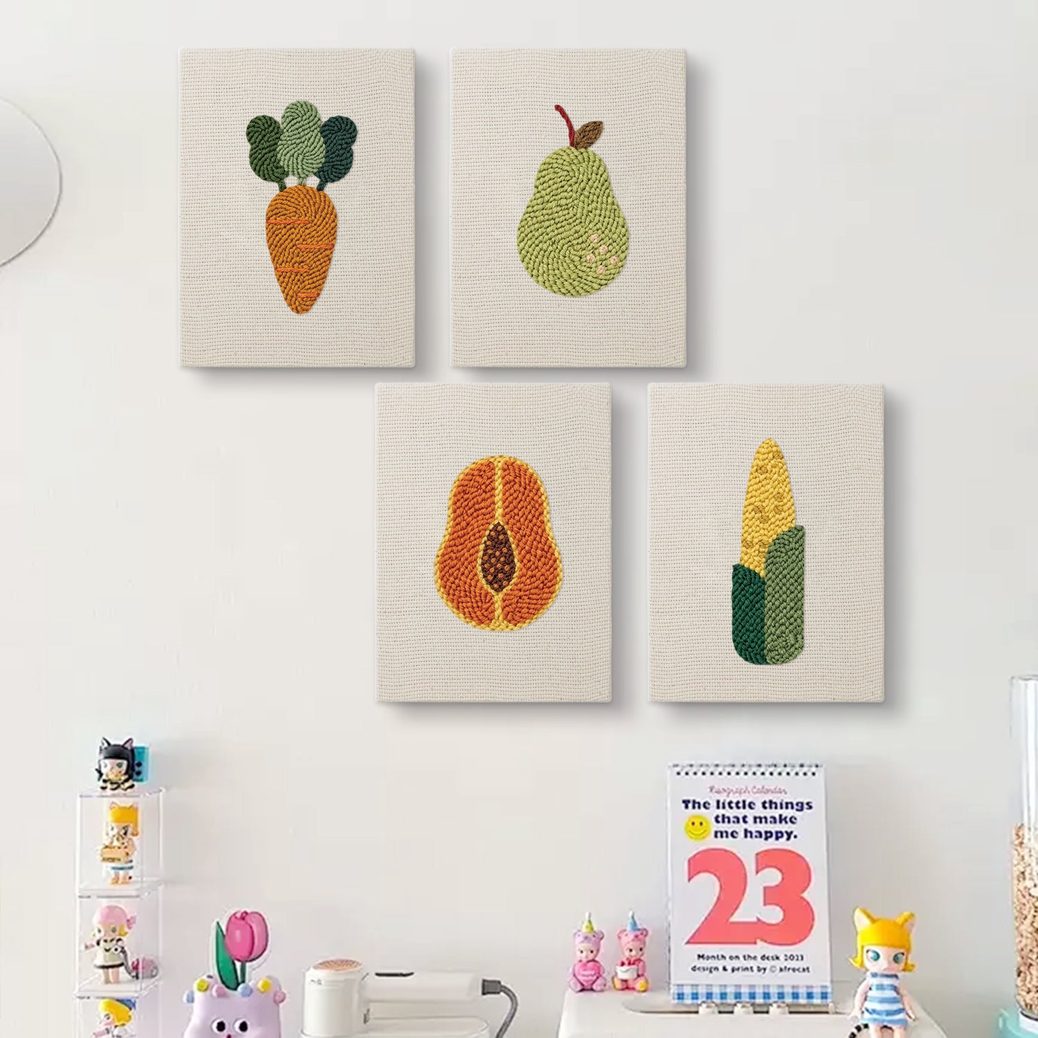 Fruits & Vegetables 31 | Mini Punch Needle Kit