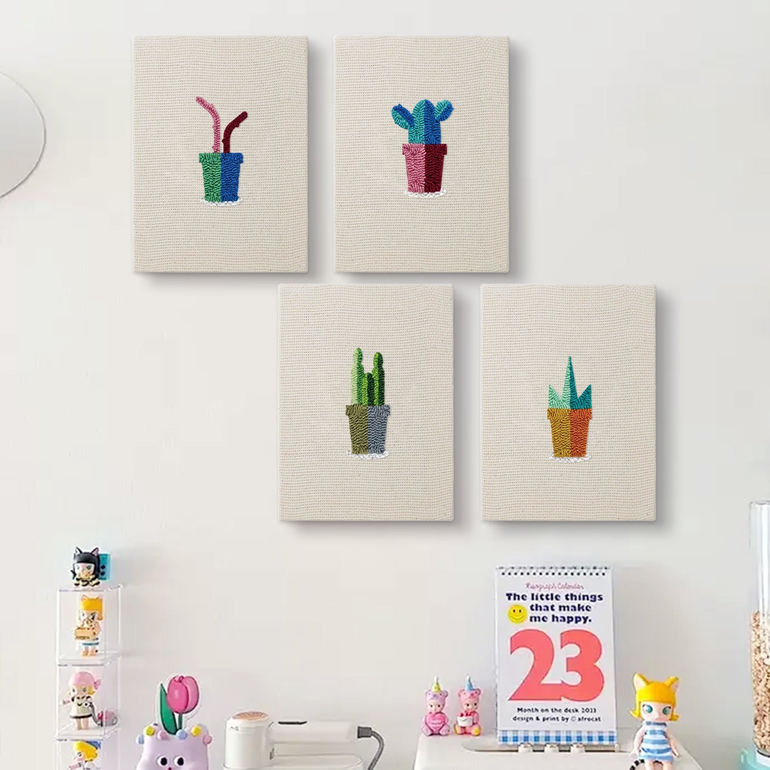 Cactus & Succulents 3 | Mini Punch Needle Kit