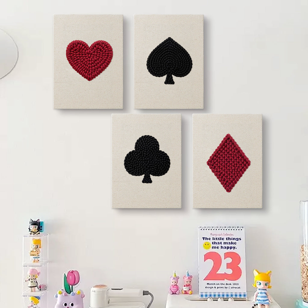 Playing Cards 1 | Mini Punch Needle Kit