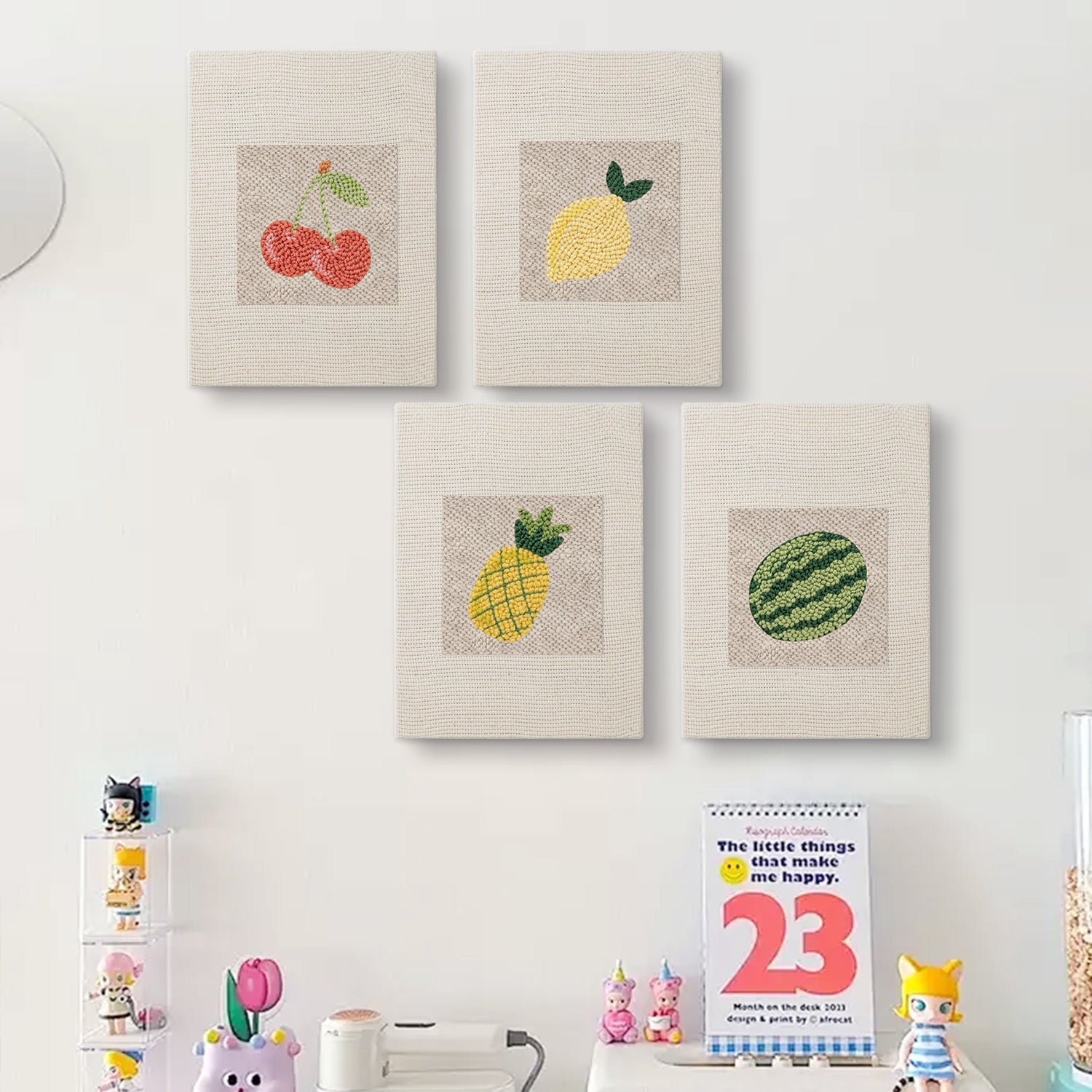 Fruits & Vegetables 27 | Mini Punch Needle Kit