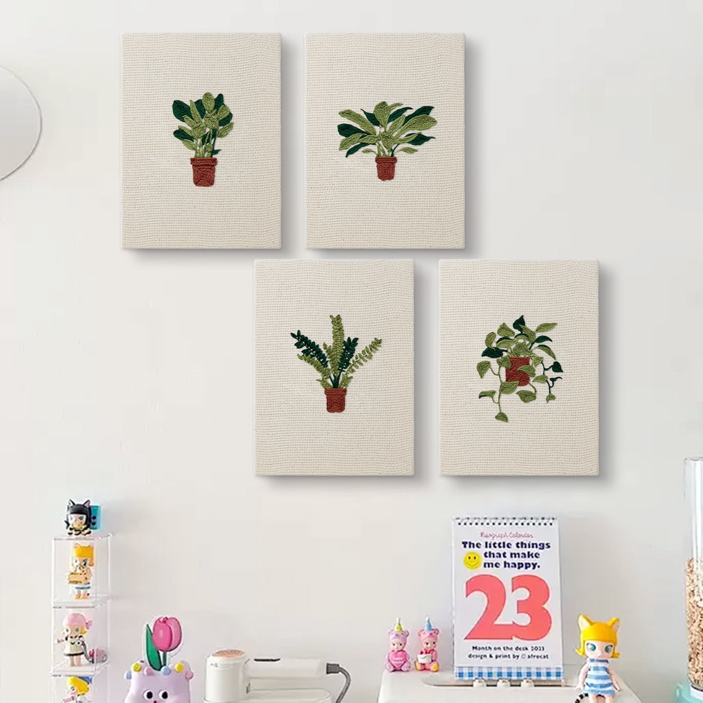 Potted Plants 14 | Mini Punch Needle Kit