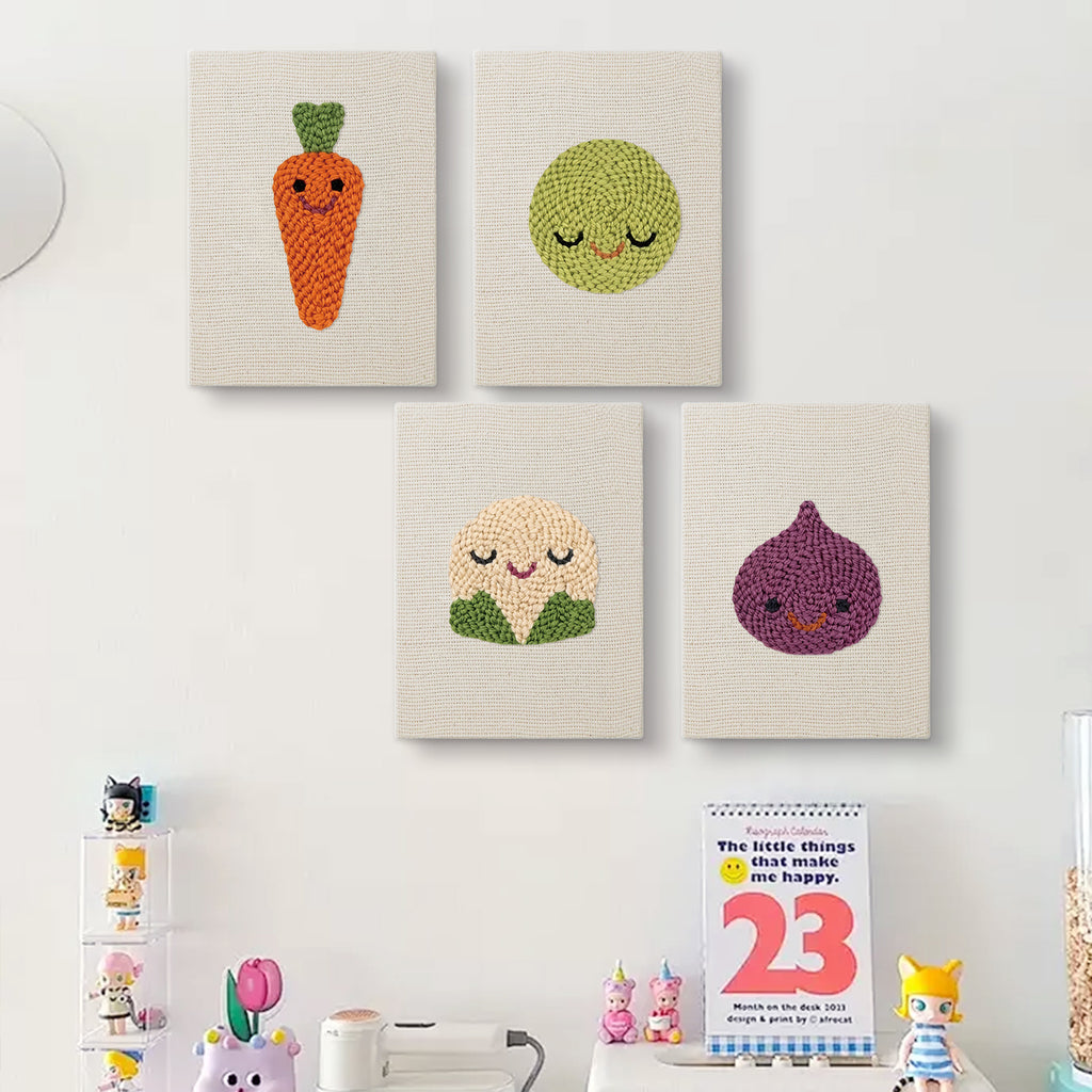 Fruits & Vegetables 33 | Mini Punch Needle Kit