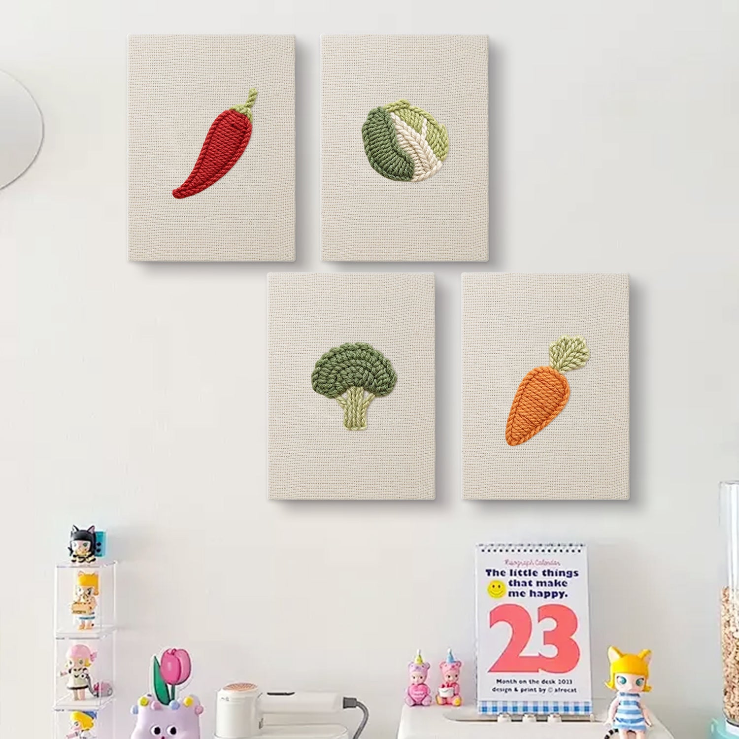 Fruits & Vegetables 13 | Mini Punch Needle Kit