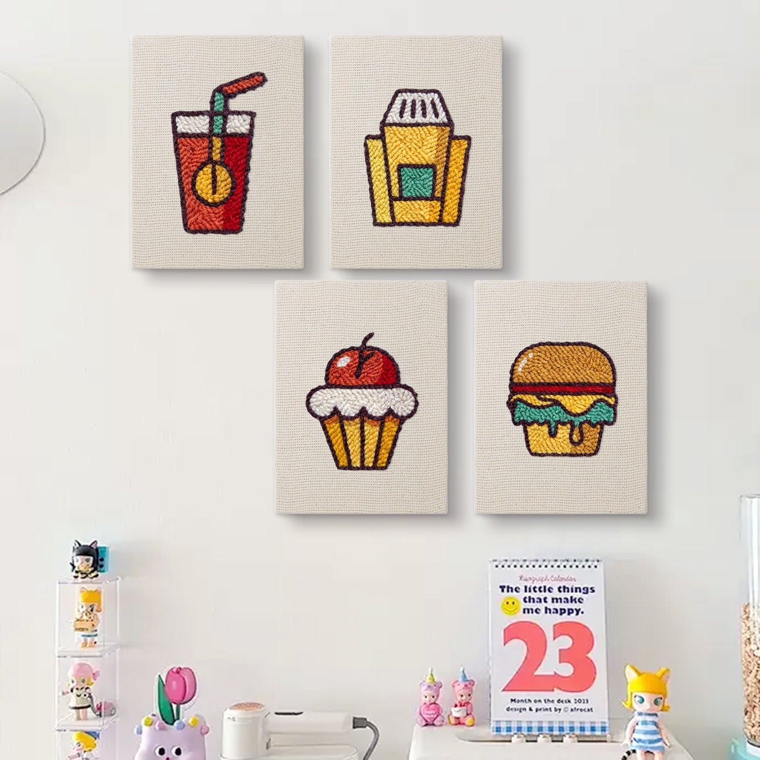 Fast Food 2 | Mini Punch Needle Kit