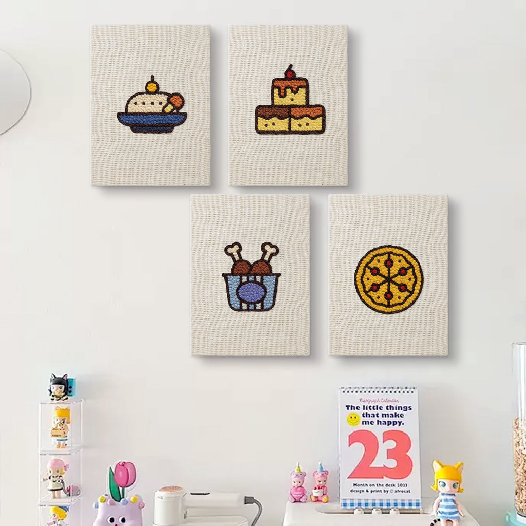 Fast Food 10 | Mini Punch Needle Kit