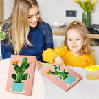 Paint by Number Notebook - Cactus | 2 Colors