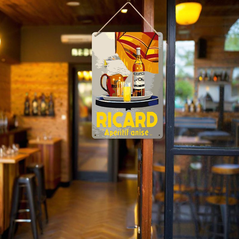 Metal Paint by Number Poster – Ricard Aperitif