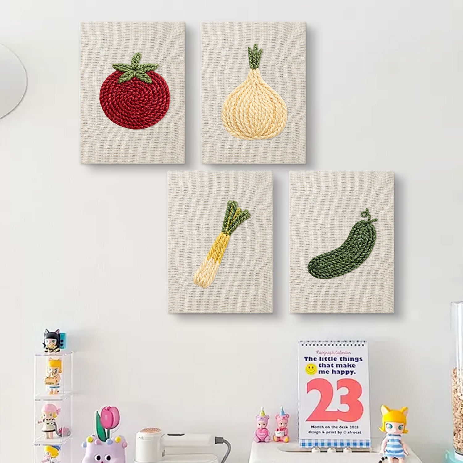 Fruits & Vegetables 16 | Mini Punch Needle Kit