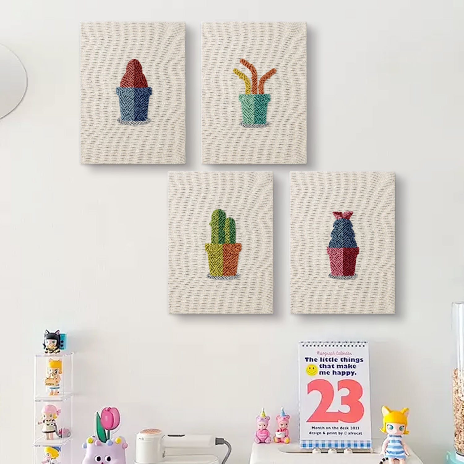 Cactus & Succulents 6 | Mini Punch Needle Kit