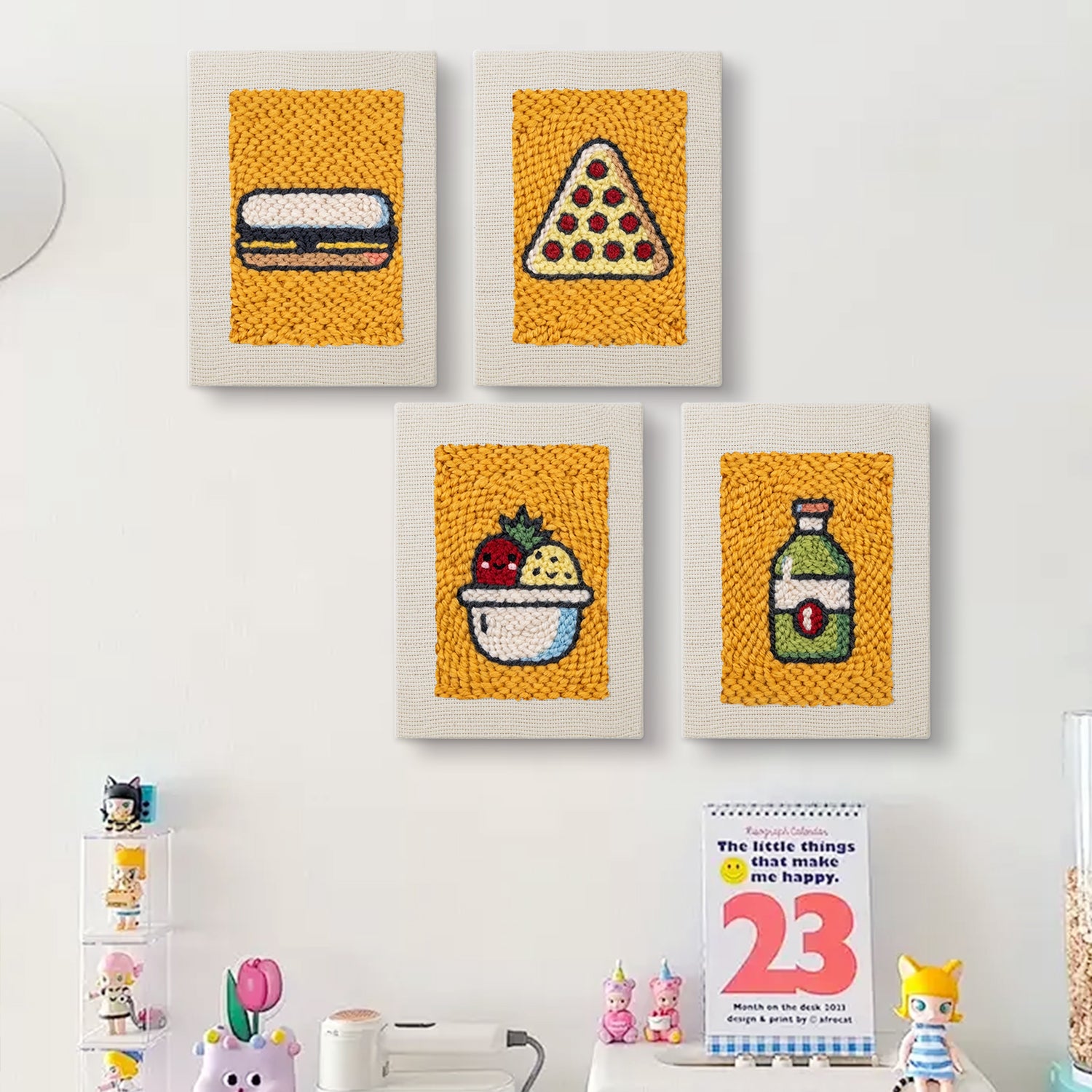 Snacks & Desserts 23 | Mini Punch Needle Kit