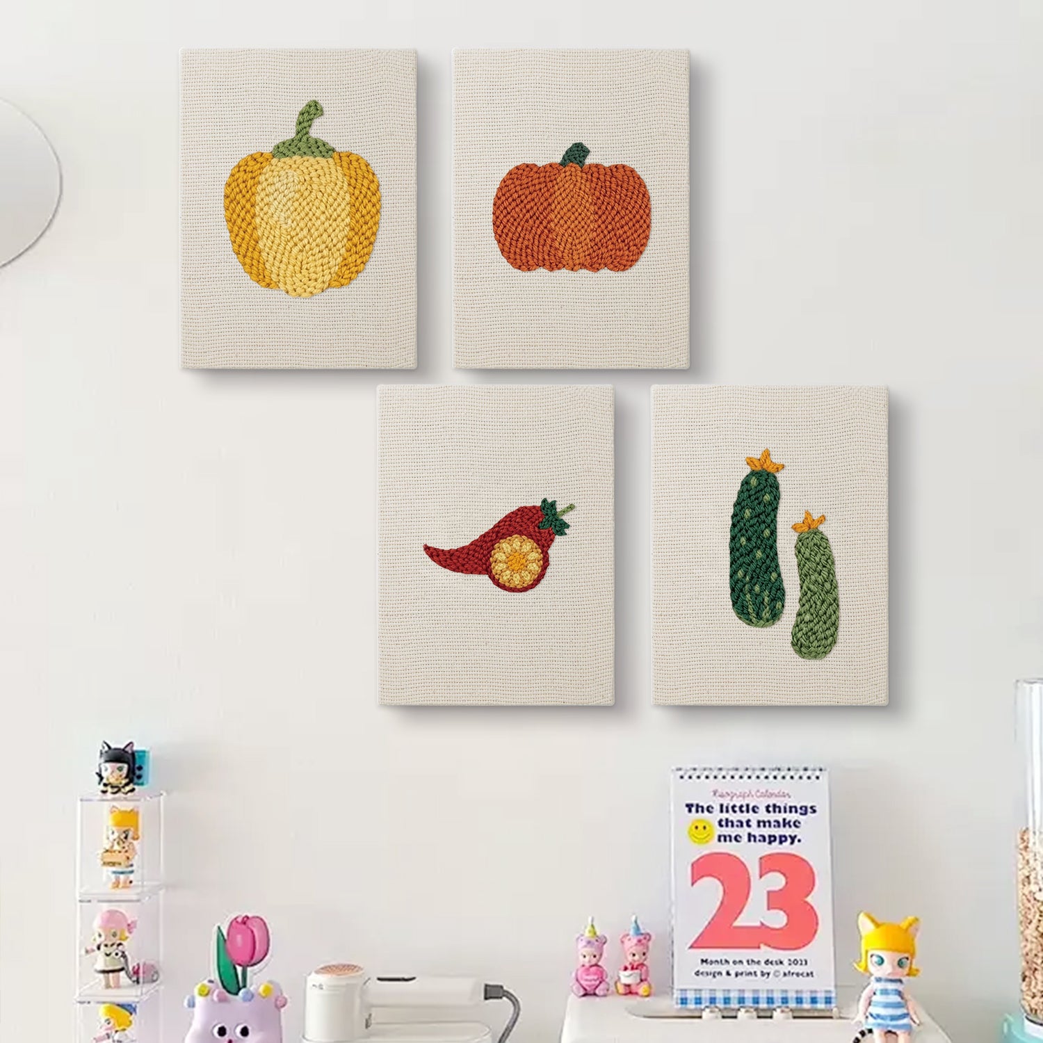 Fruits & Vegetables 22 | Mini Punch Needle Kit