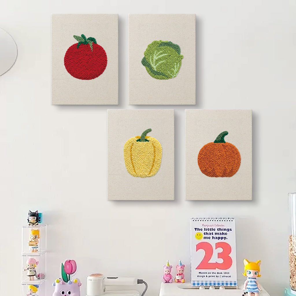 Fruits & Vegetables 2 | Mini Punch Needle Kit