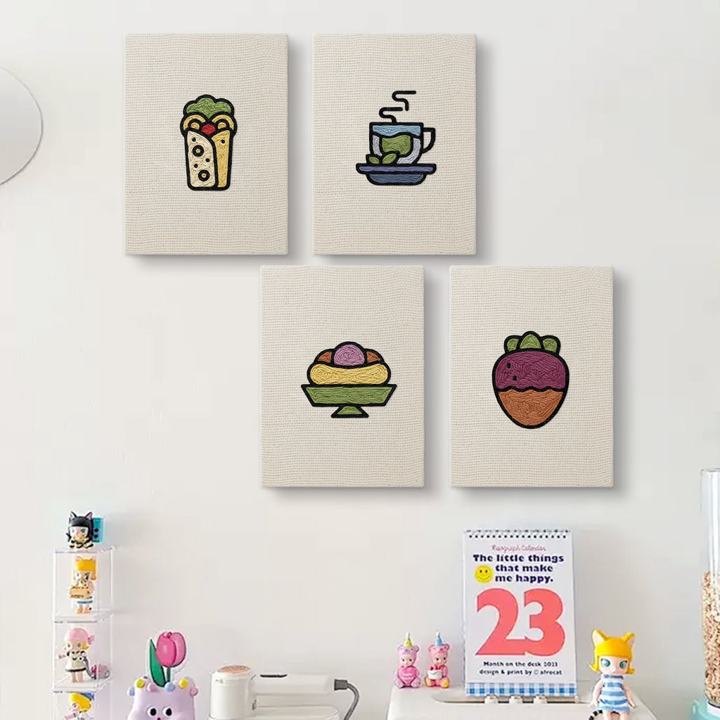 Snacks & Desserts 14 | Mini Punch Needle Kit