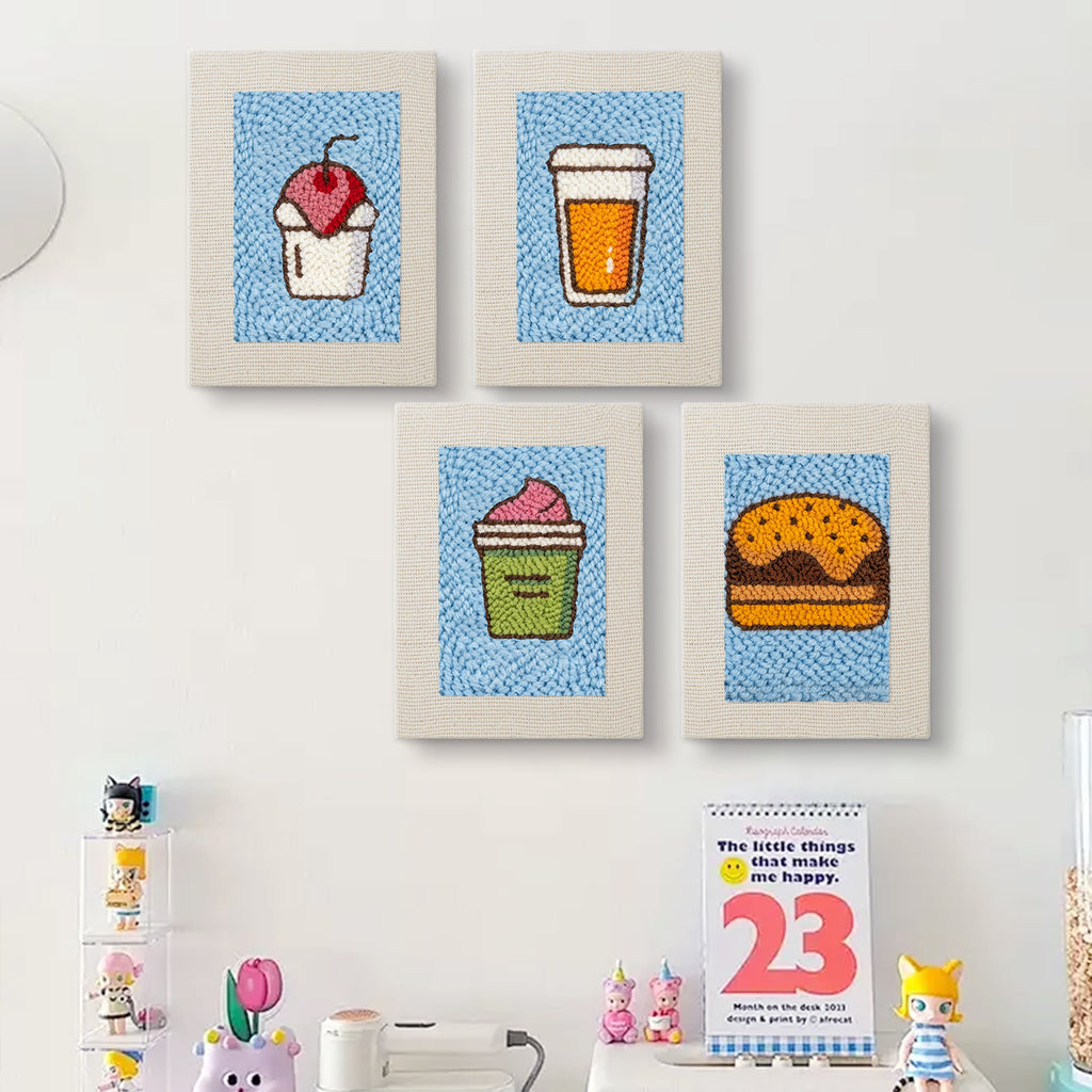 Snacks & Desserts 17 | Mini Punch Needle Kit