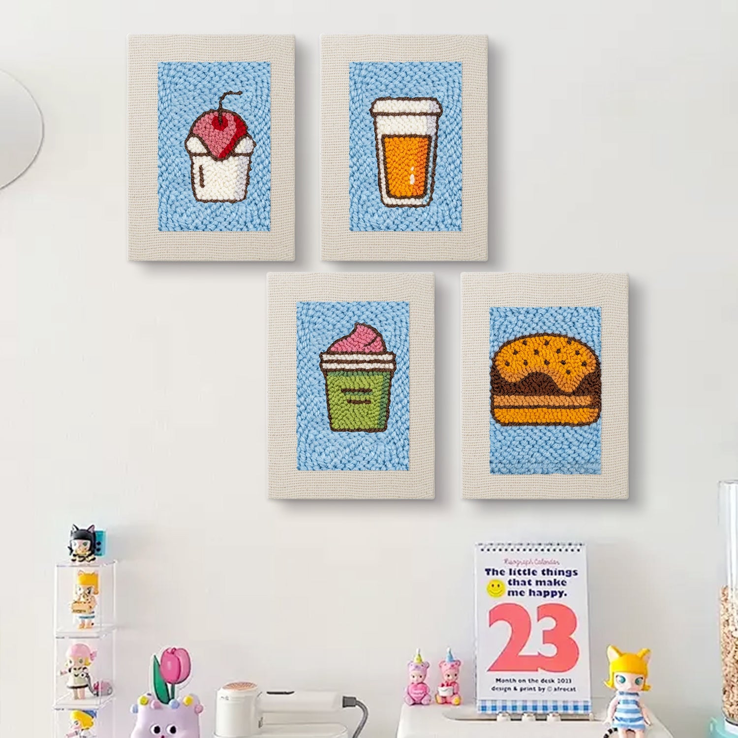 Snacks & Desserts 17 | Mini Punch Needle Kit