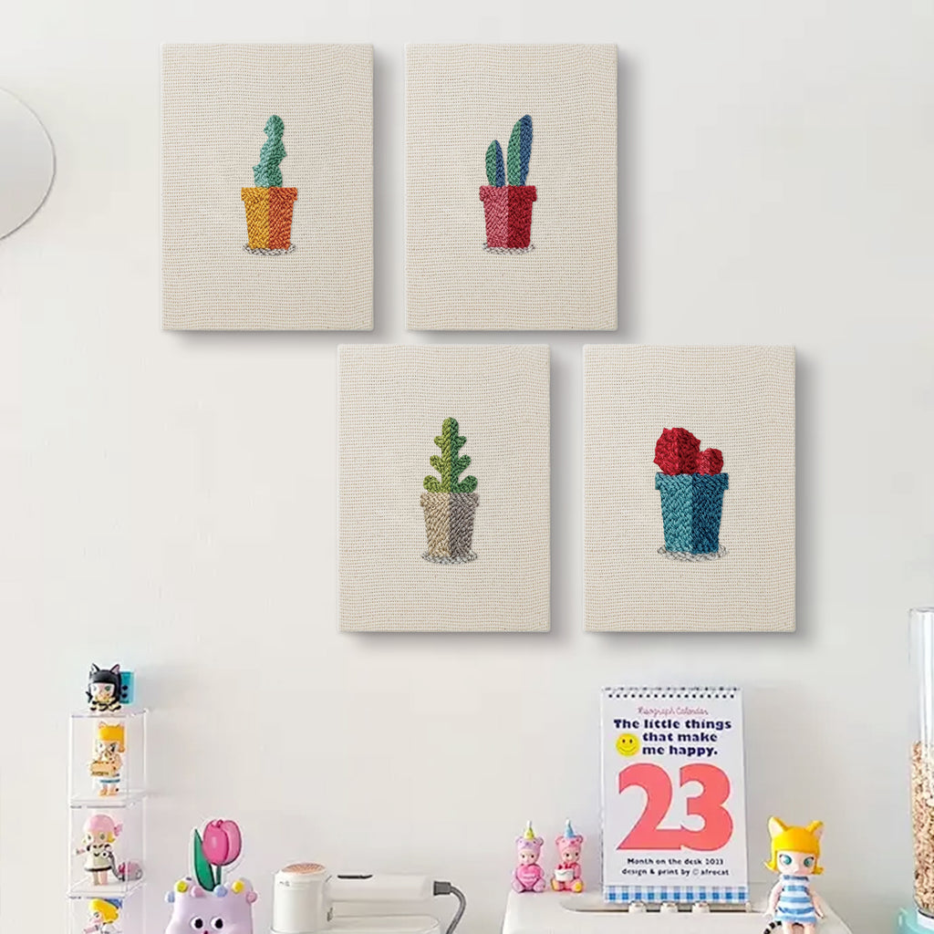 Cactus & Succulents 2 | Mini Punch Needle Kit