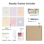 6 Mini Paintings - Coastal vibes set