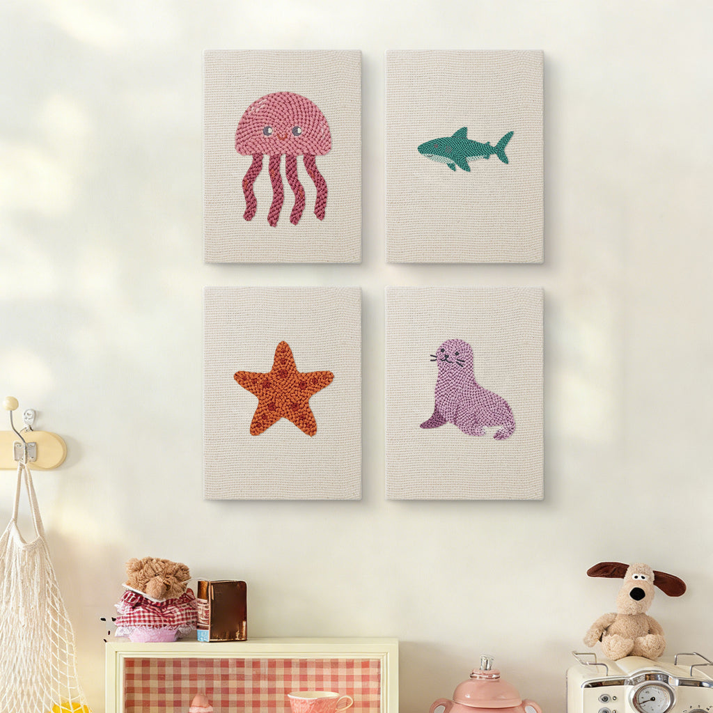 Sea Animals 8 | Mini Punch Needle Kit