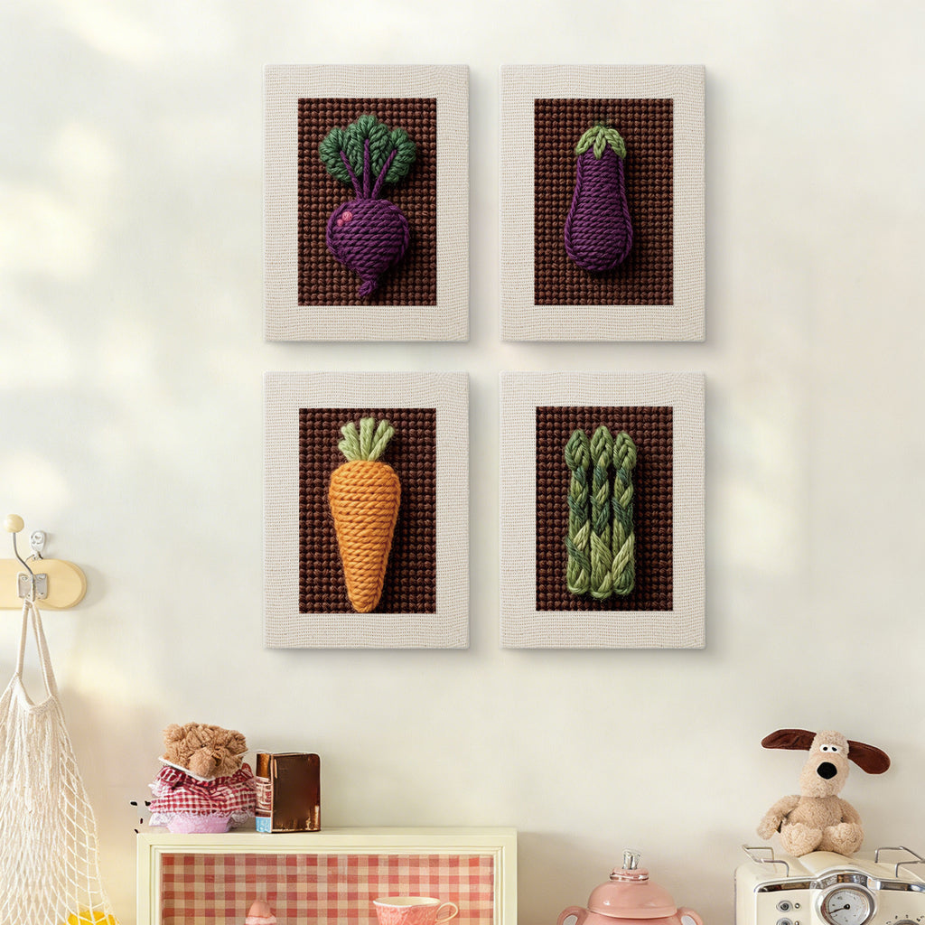 Fruits & Vegetables 10 | Mini Punch Needle Kit