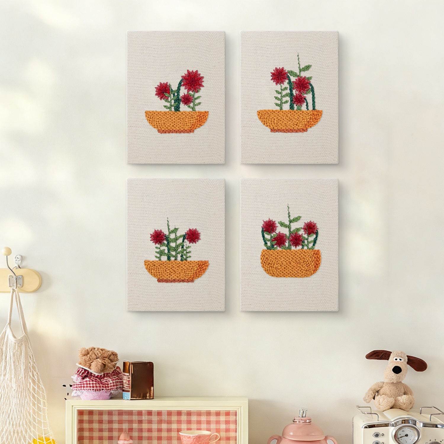 Floral Plants 1 | Mini Punch Needle Kit