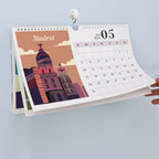 Paint by Numbers Calendar 2026 | Famous Landmarks Edition