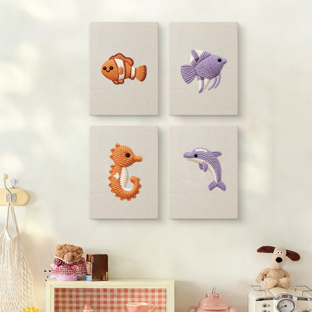 Sea Animals 2 | Mini Punch Needle Kit