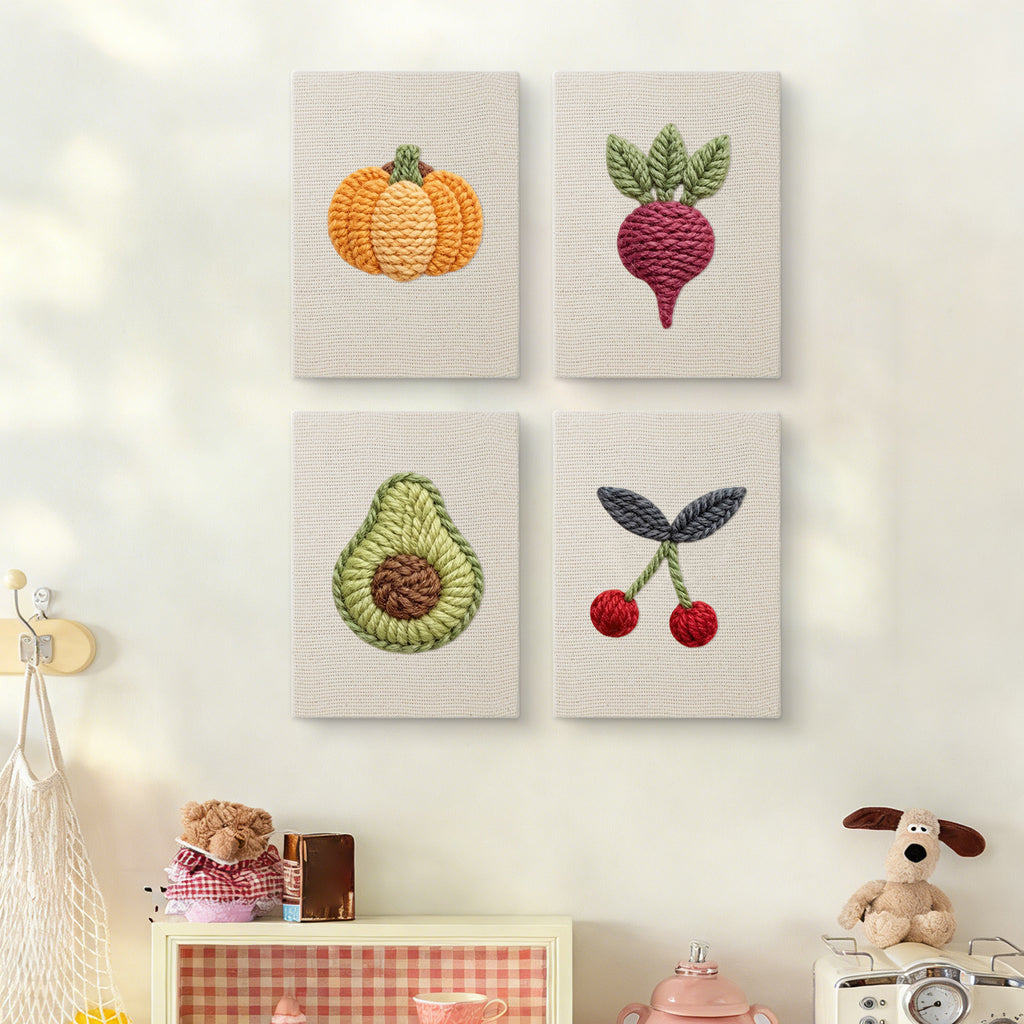 Fruits & Vegetables 12 | Mini Punch Needle Kit