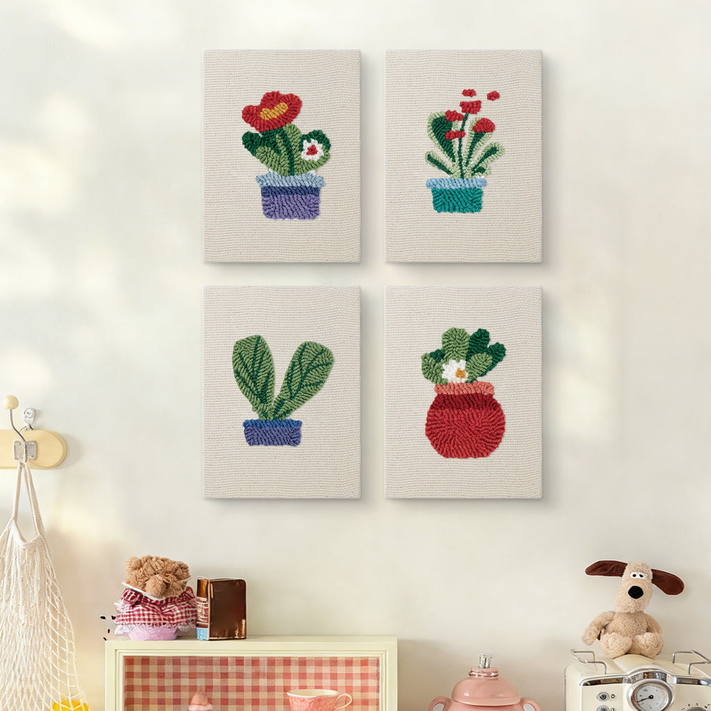 Potted Plants 7 | Mini Punch Needle Kit