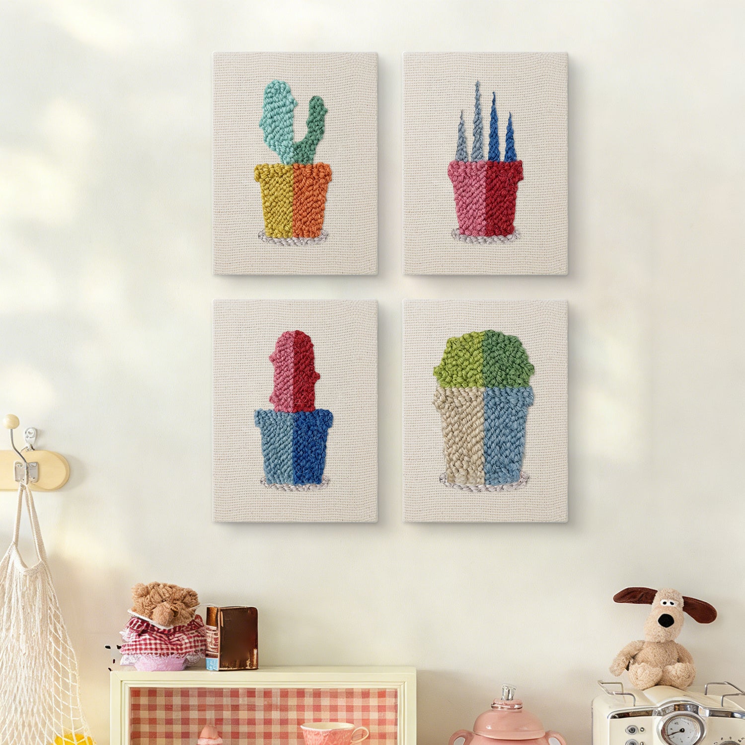 Potted Plants 2 | Mini Punch Needle Kit
