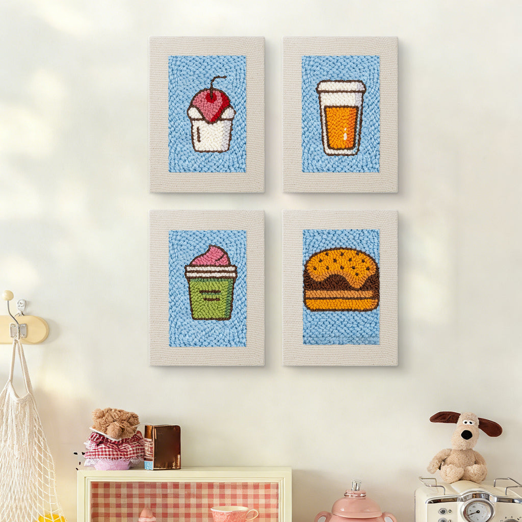 Snacks & Desserts 17 | Mini Punch Needle Kit