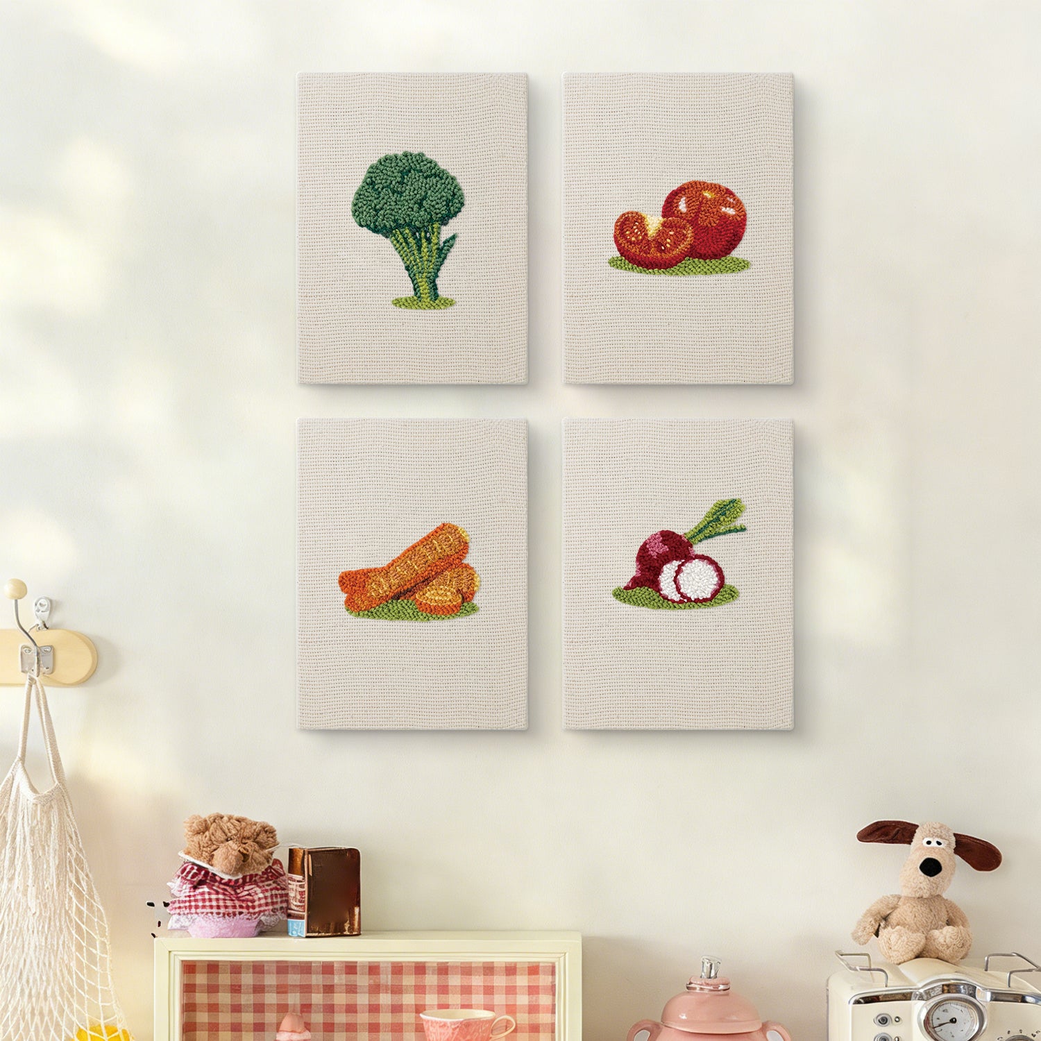 Fruits & Vegetables 8 | Mini Punch Needle Kit