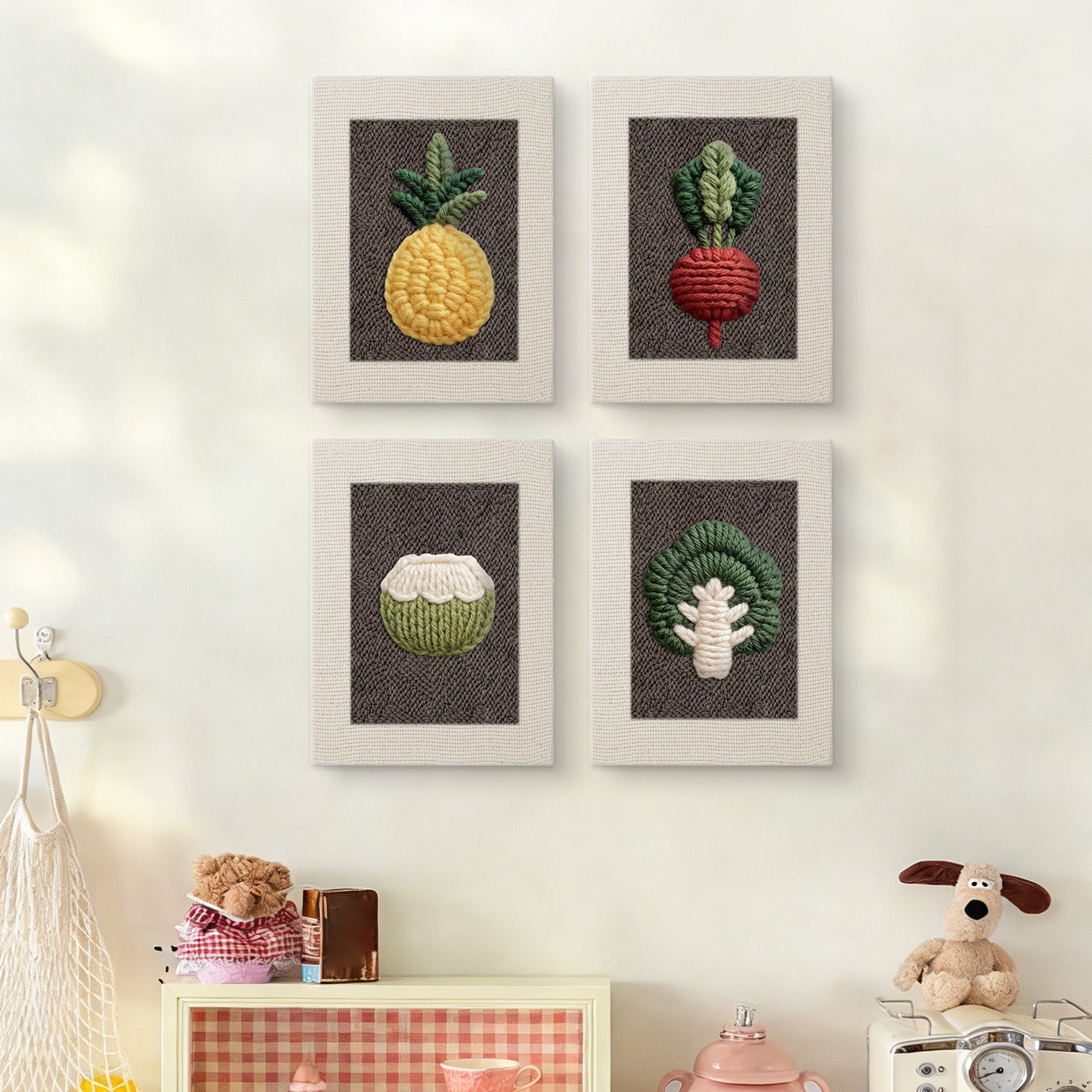 Fruits & Vegetables 18 | Mini Punch Needle Kit