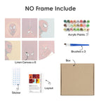 6 Mini Paintings - Superhero Set