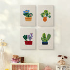 Potted Plants 1 | Mini Punch Needle Kit