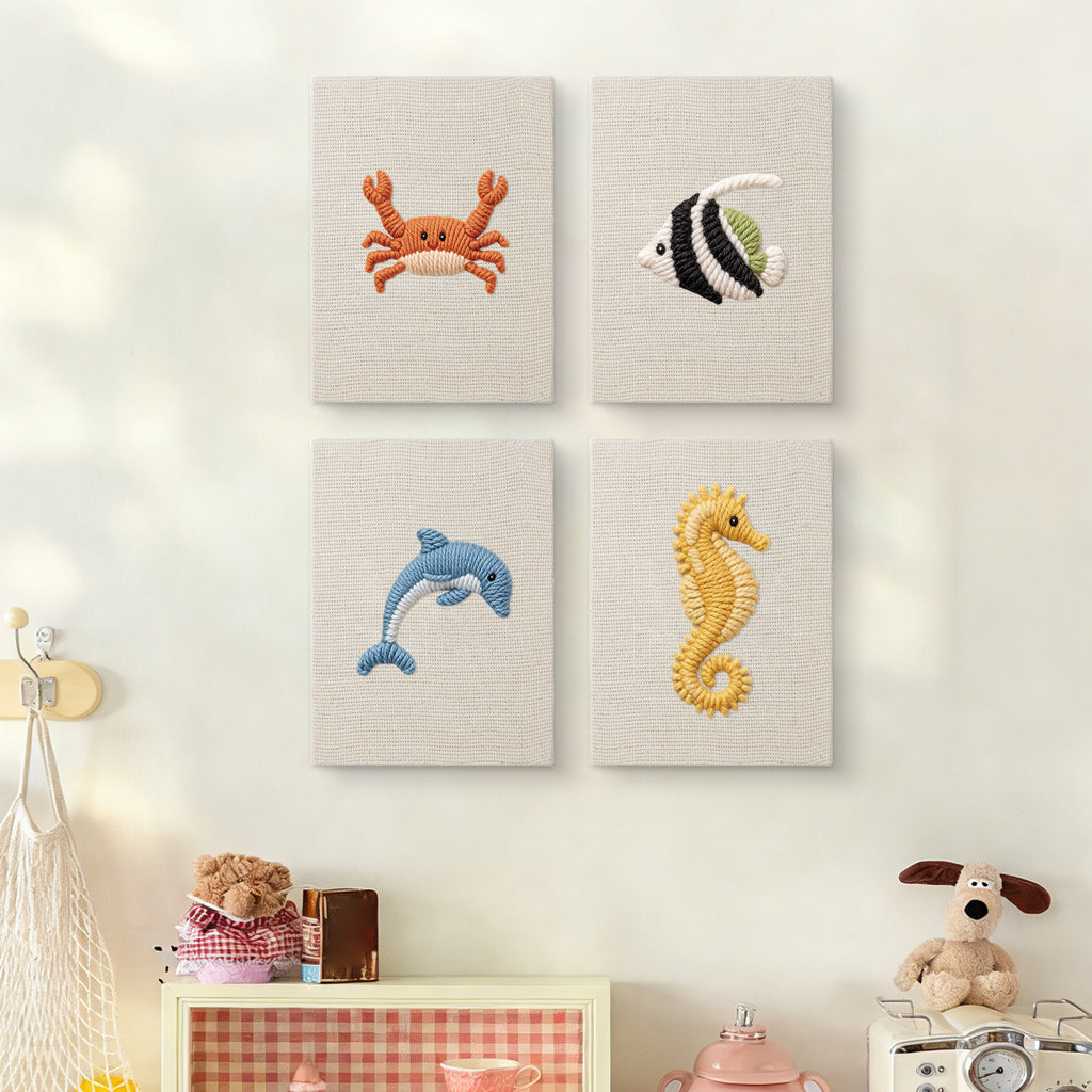 Sea Animals 3 | Mini Punch Needle Kit