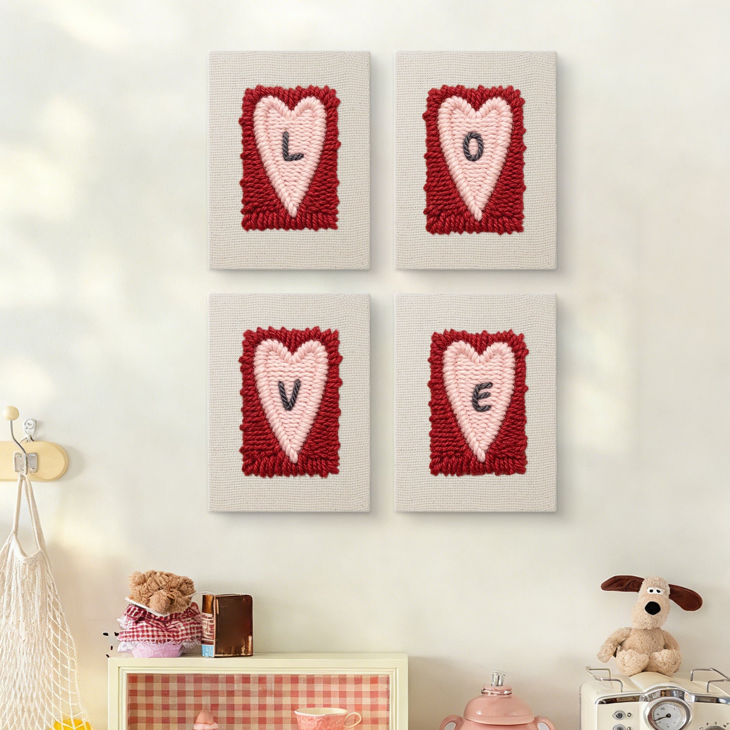 Love & Valentine 1 | Mini Punch Needle Kit