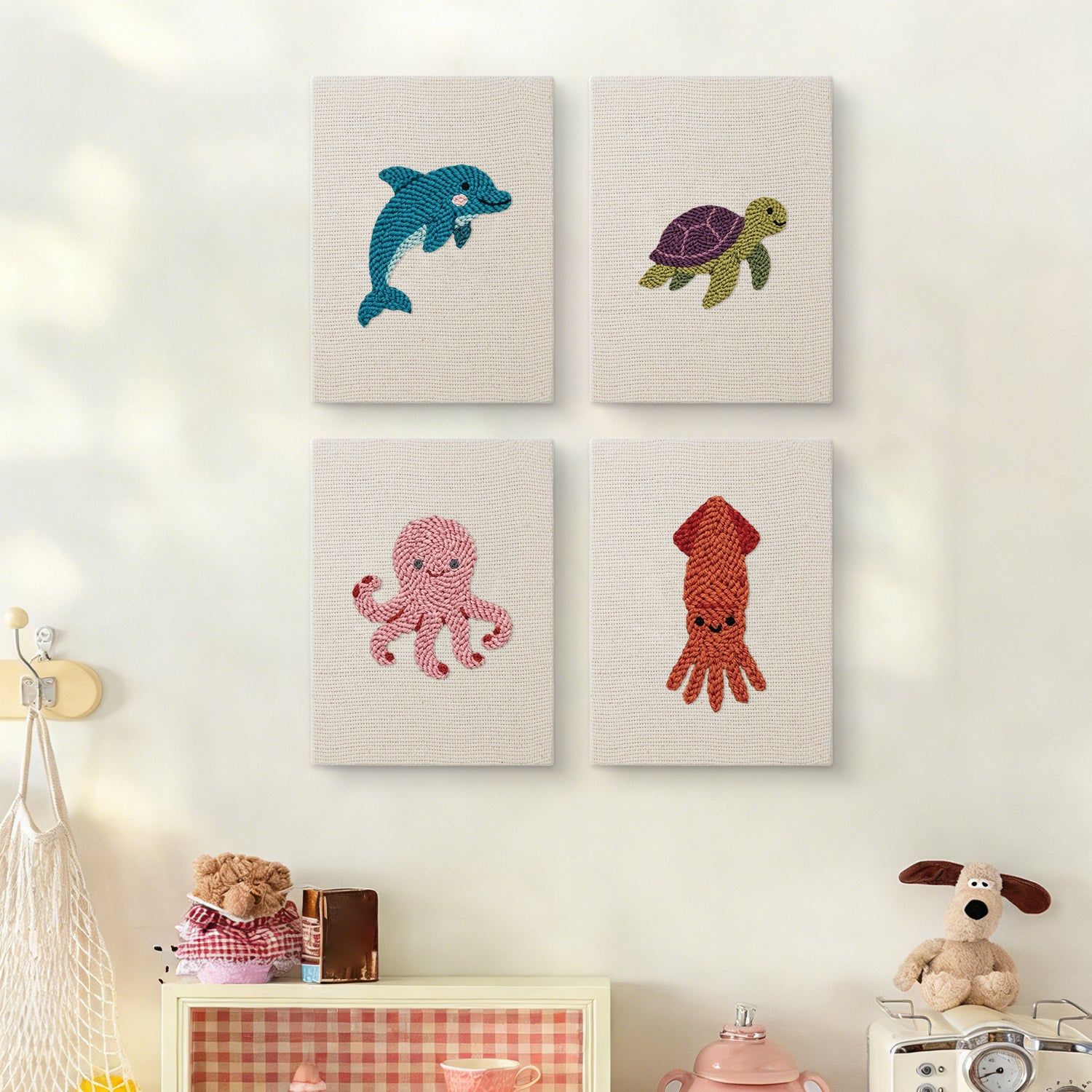 Sea Animals 6 | Mini Punch Needle Kit