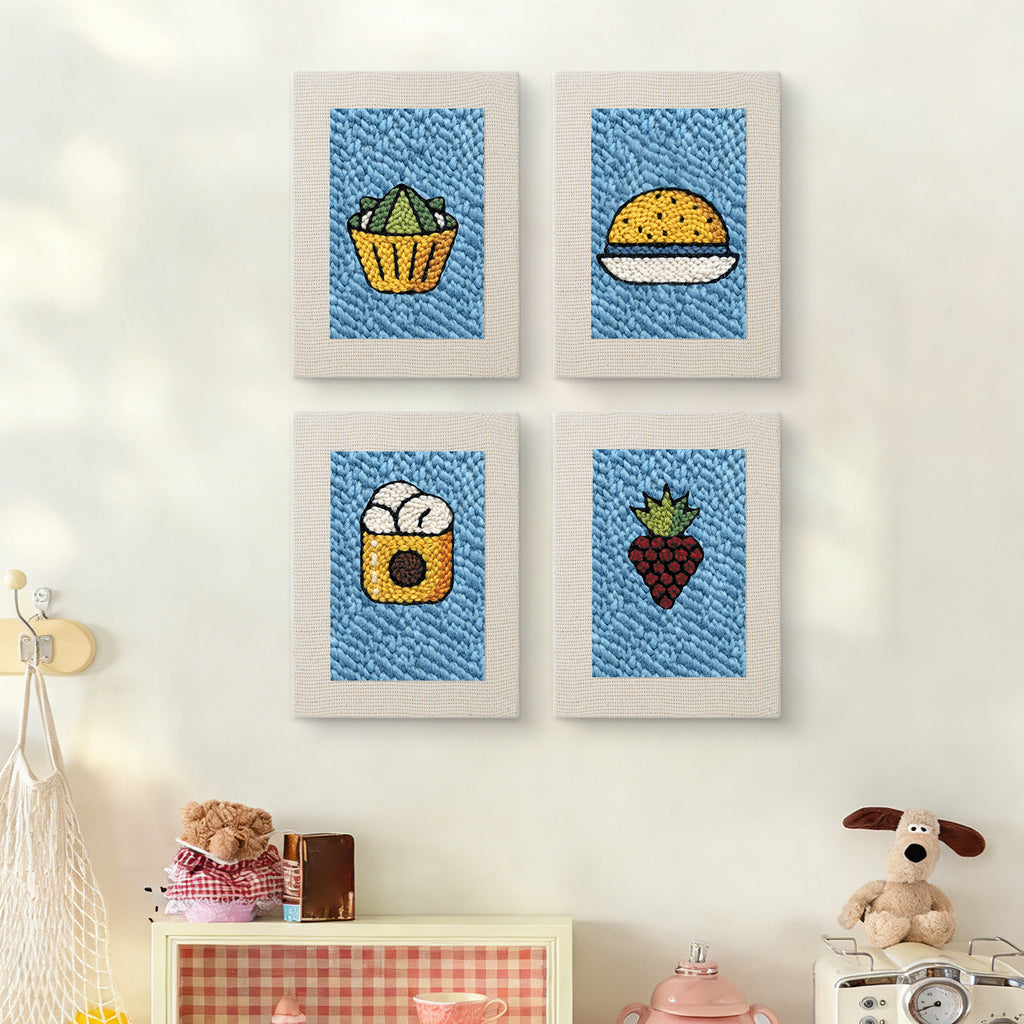 Snacks & Desserts 3 | Mini Punch Needle Kit