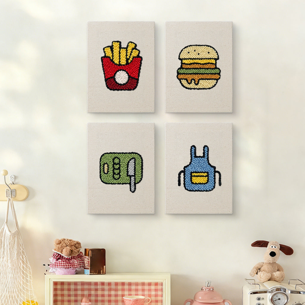 Fast Food 4 | Mini Punch Needle Kit