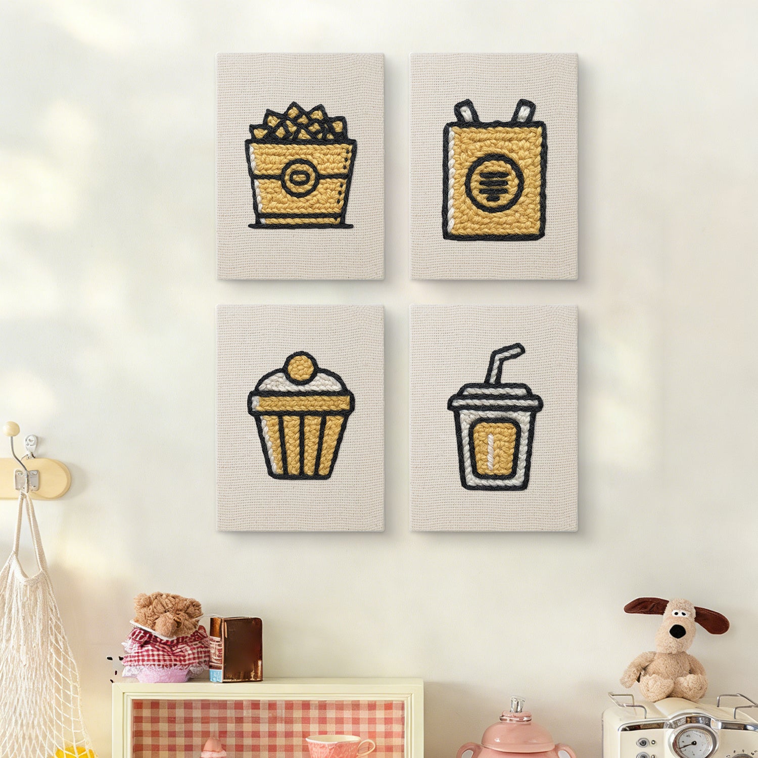 Fast Food 6 | Mini Punch Needle Kit